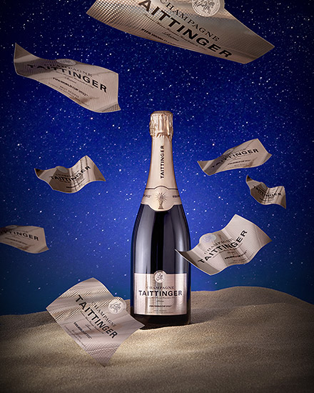 Retouche Champagne Taittinger - Fifa