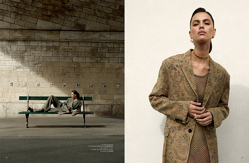 Retouche Harper's Bazaar - Édito Urban Desert
