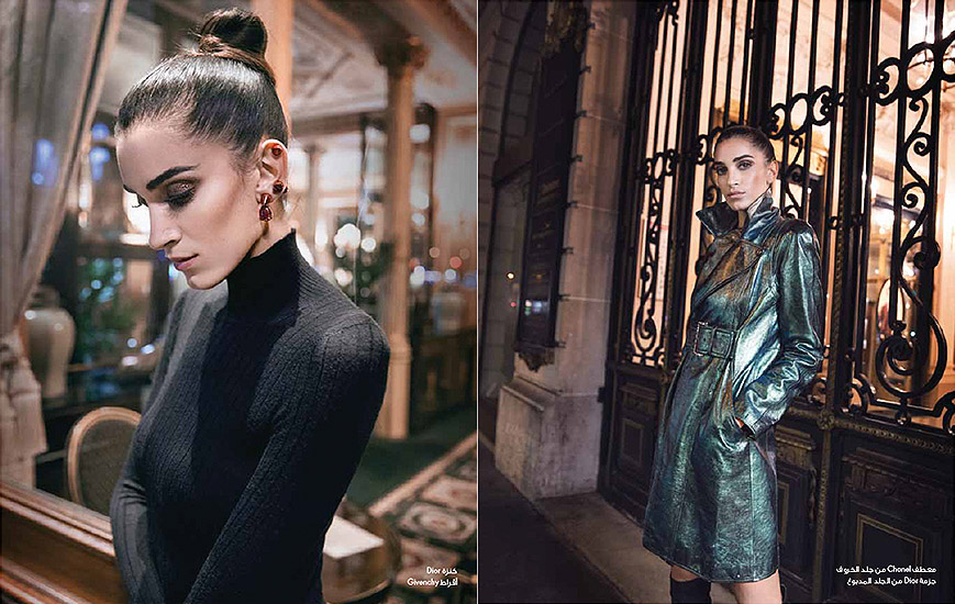 Marie Claire Arabia - Édito Night Escape in Paris Retouche Marie Claire Arabia - Édito Night Escape in Paris