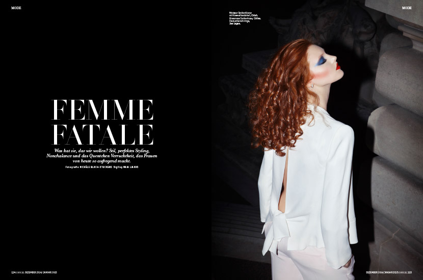 L'Officiel Suisse n°006 - Édito Femme Fatale Retouche L'Officiel Suisse n°006 - Édito Femme Fatale