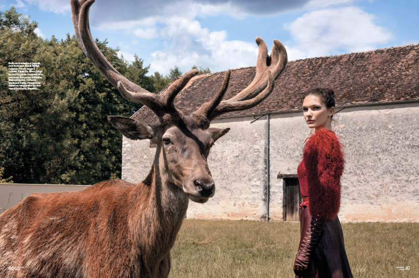 L'Officiel Suisse n°25 - Édito Belle des Champs Retouche L'Officiel Suisse n°25 - Édito Belle des Champs