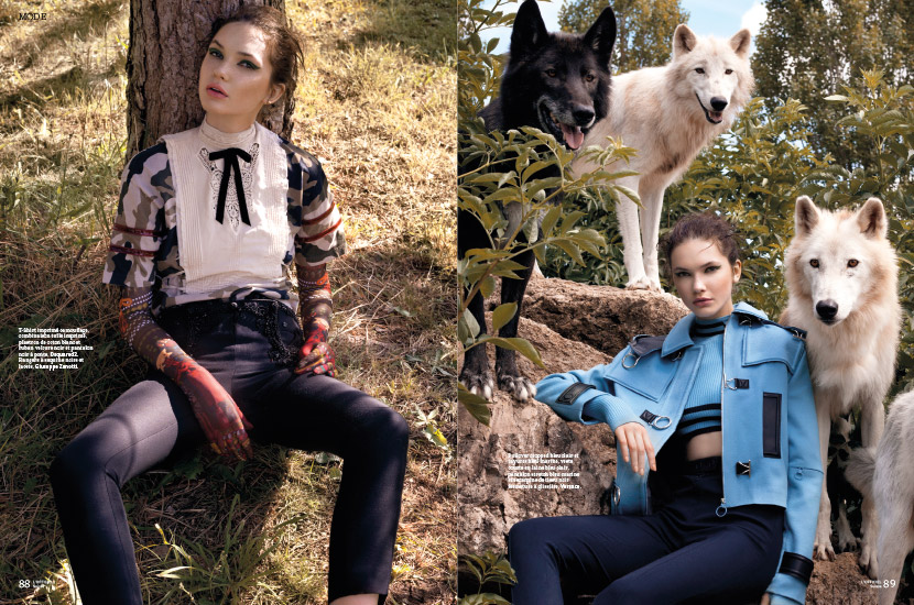 L'Officiel Suisse n°25 - Édito Belle des Champs Retouche L'Officiel Suisse n°25 - Édito Belle des Champs