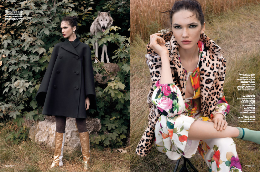 L'Officiel Suisse n°25 - Édito Belle des Champs Retouche L'Officiel Suisse n°25 - Édito Belle des Champs