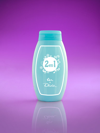 Retouche Packshot Divia - Shampooing